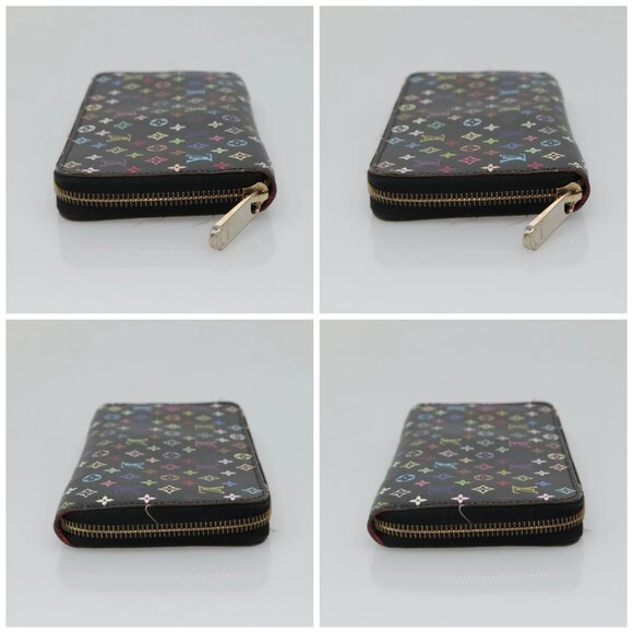 LOUIS VUITTON Monogram Multicolor Zippy Wallet Long Black M60243 LV Auth BA4571 - Picture 16 of 16